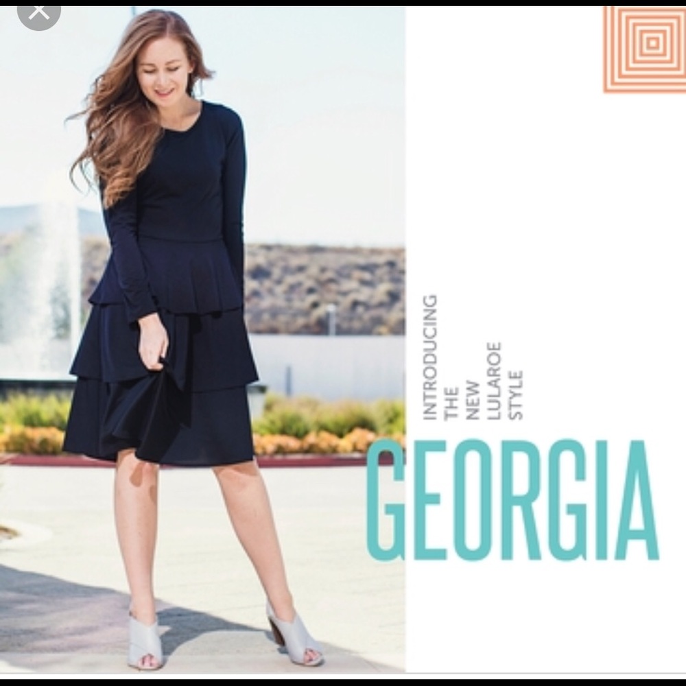 NWT Black LuLaRoe Georgia Dress